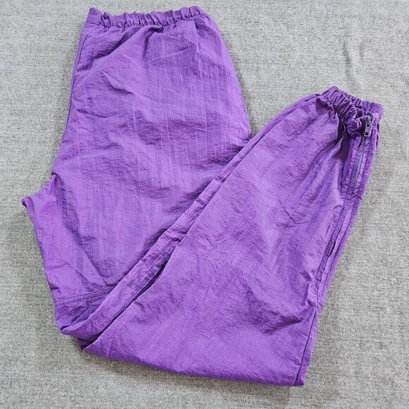 Boathouse XXL Joggers Men Purple Nylon Y2K Zip Elastic Pockets Athleisure Custom - Picture 11 of 11